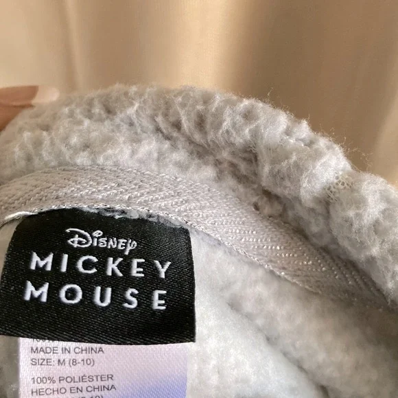 Soft grey and black Mickey Mouse Sweater, size Medium - Picture 3 of 3
